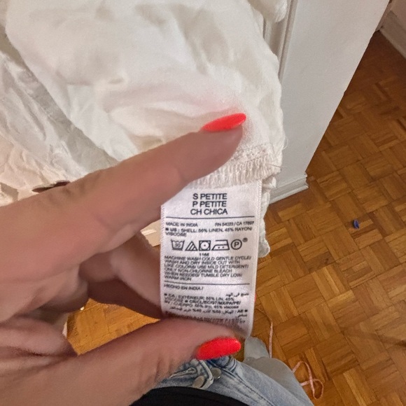 Old Navy Cream Collared Shirt - Picture 6 of 7